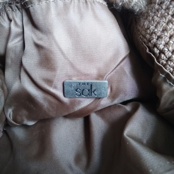 Tan woven Sak backpack purse - Picture 3 of 6